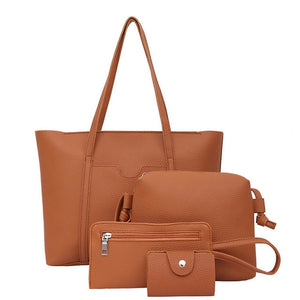 Set of shoulder bags in Brown